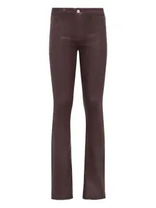 Джинсы selma с покрытием, расклешенные к низу L'Agence, коричневый