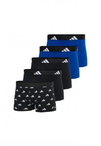Боксеры 5 шт. в упаковке - плавки Active Flex Cotton с логотипом Adidas, мультиколор