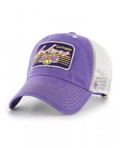 Мужская регулируемая кепка Los Angeles Lakers фиолетового цвета с пятиточечной нашивкой '47 Brand, фиолетовый