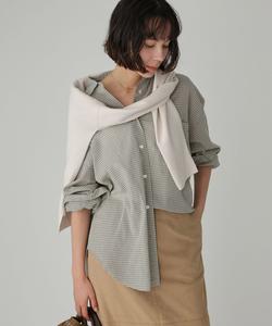 Хлопковая рубашка из хлопка Babylone, цвет Beige Check (55)