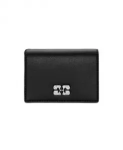 Стильный кошелек для повседневного использования Ganni, черный