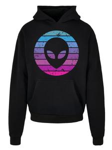 Толстовка с капюшоном на молнии F4NT4STIC Alien Kopf, черный