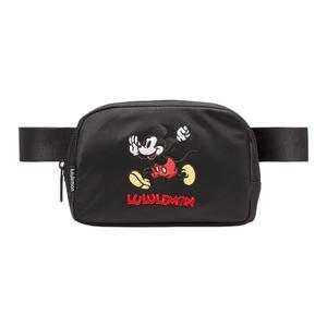 Lululemon Дисней унисекс черный наплечный поясной рюкзак через плечо из нейлона, Black
