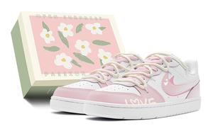 Женские кроссовки для скейтбординга Nike Court Borough Low, 	 Pink