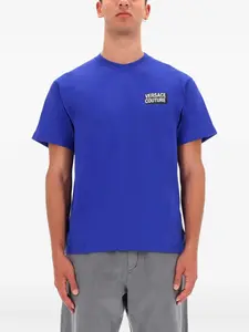 Футболка с нашивкой-логотипом Versace Jeans Couture, синий