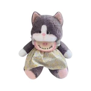 Очаровательные куклы-котята плюшевые куклы высота 35см/45см MENGXIAOZAI, серый