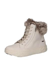 Кожаные/текстильные ботильоны Caprice, кремовый