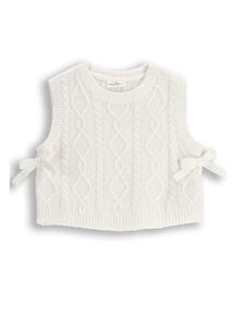 Coccodrillo Вязаный жилет цвета экрю