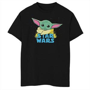 Футболка с принтом The Mandalorian The Child для мальчиков Star Wars