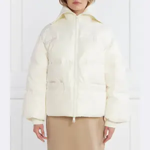 Пуховик стандартного кроя Armani Exchange, белый