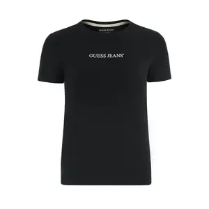 Футболка с коротким рукавом Guess Jeans Gj Slim Logo Print, черный