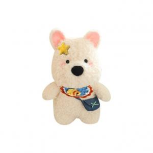 Милый и мягкий плюшевый кукольный рюкзак через плечо с вест хайленд терьером, высота 22см/35см MIC RABBIT