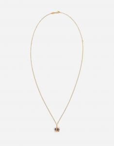 Королевский кулон из 18-каратного желтого золота, лазурита, рубинов и синего сапфира Dolce & Gabbana, желтое золото