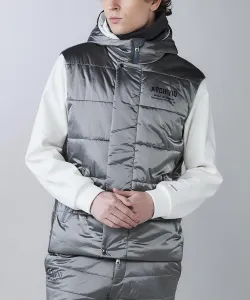 Мягкая водоотталкивающая куртка-блузон из комбинированных материалов Archivio, цвет Gray(080)