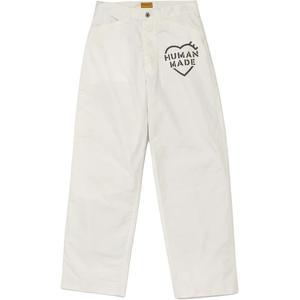 Джинсы с принтом Duck HUMAN MADE, белый