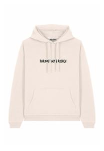 Толстовка FRENCH EMBROIDERY UNISEX OVERSIZE - Hoodie Mira Paris, кремовый