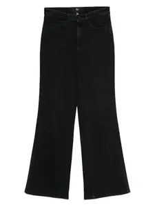 Расклешенные джинсы с карманами 3x1, черный