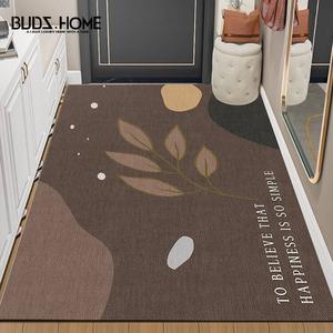 Budis Ковер 120х140 см из ПВХ, для прихожей, водостойкий, с узором Seaweed Pattern 07