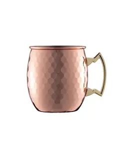 20 унций граненой кружки «Московский мул» Cambridge, copper