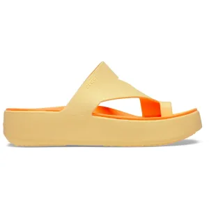 Женские сандалии Getaway с платформой и петлей для пальцев W Crocs, светло-оранжевый