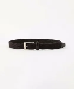 Резиновый сетчатый ремень Comme Ca Ism, цвет Dark Brown