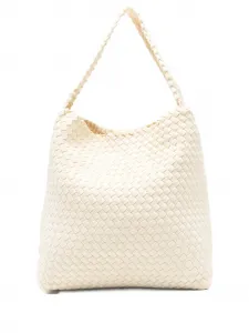 Плетёная сумка-тоут Medium Nomad Hobo Naghedi, белый
