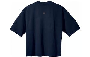 Футболка Balenciaga X унисекс темно-синяя Yeezy, темно-синий