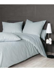 Постельное белье Janine из хлопка Шиншилла в серебристом цвете Janine, 155 x 220 + 80 x 80 см