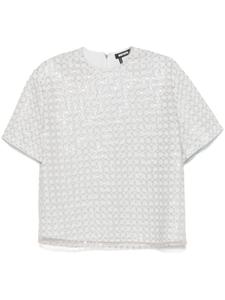 Топ с бисером ROTATE BIRGER CHRISTENSEN, синий