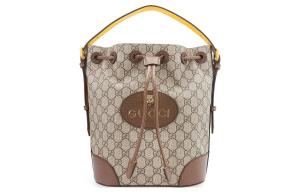 GUCCI Неовинтажная холщовая сумка ведро