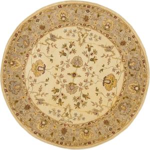 Ковер SAFAVIEH, 244 x 244 см, Bergama Collection Ivory / Light Grey BRG135A ручной работы восточный премиум шерстяной