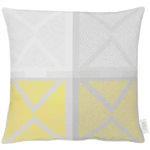 Декоративная подушка VERONA2 с наволочкой и наполнителем, 1 шт. Apelt, Grau/gelb + gemustert