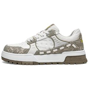 Cabbeen Скользоустойчивые мужские скейтерские кеды низкие верха Camel, цвет Camel