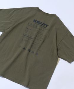 Футболка KELTY с принтом на спине и логотипом TYPE-3