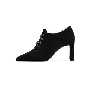 Обувь на тонком каблуке 8 см Женские черные HARSON