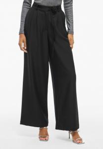 Брюки VILA MIT WEITEM BEIN VICATALINA HIGH WAIST, Black Beauty/Anthracite