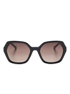 Солнцезащитные очки в геометрической оправе Carolina Herrera, черный