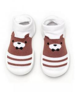 Дышащие моющиеся нескользящие носки для мальчиков для мальчиков Big Bear Komuello, коричневый