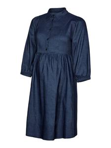 MAMALICIOUS Платье-рубашка 'MLNami' в цвете Navy