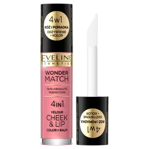 Румяна и жидкая помада 03 Eveline Cosmetics Wonder Match, 4,5 мл