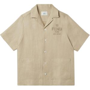 Рубашка для младших школьников FENDI, бежевый