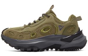 PEAK Амортизация, покрытие, отскок, устойчивость к истиранию, противоскользящие низкие повседневные туфли, мужские, хромово-зеленые