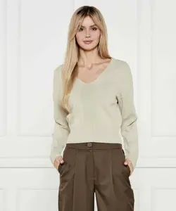 Свитер Regular fit Armani Exchange, бежевый