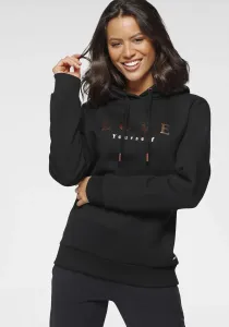 Толстовка Buffalo с капюшоном, с заниженными плечами, одежда для отдыха, костюм для отдыха, черный