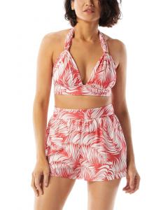 Топ Coco Contours Athena с драпировкой на шее, розовый