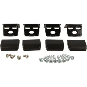 Настенные кронштейны Sunlines, (комплект, 4 шт.), для вариантов натяжения жалюзи-плиссе 1 + 2, черный