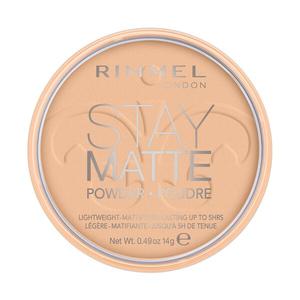 Матирующая пудра 006 теплый бежевый, 14 г Rimmel Stay matte, цвет warm beige 006
