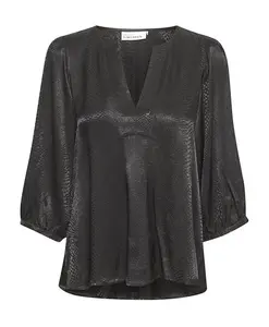Блузка с принтом «Метеорит», рукава 3/4 Karen By Simonsen, черный