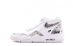 Nike Кроссовки Flight Legacy Synthetic Leather Mid top Vintage Unisex White Gray