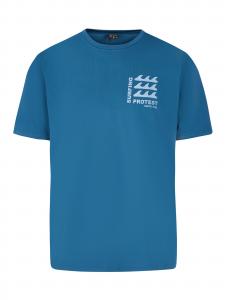 PROTEST Футболка Performance 'PRTDeer' в синем цвете